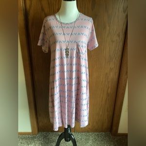 LuLaRoe Carly Short-Sleeved Dress